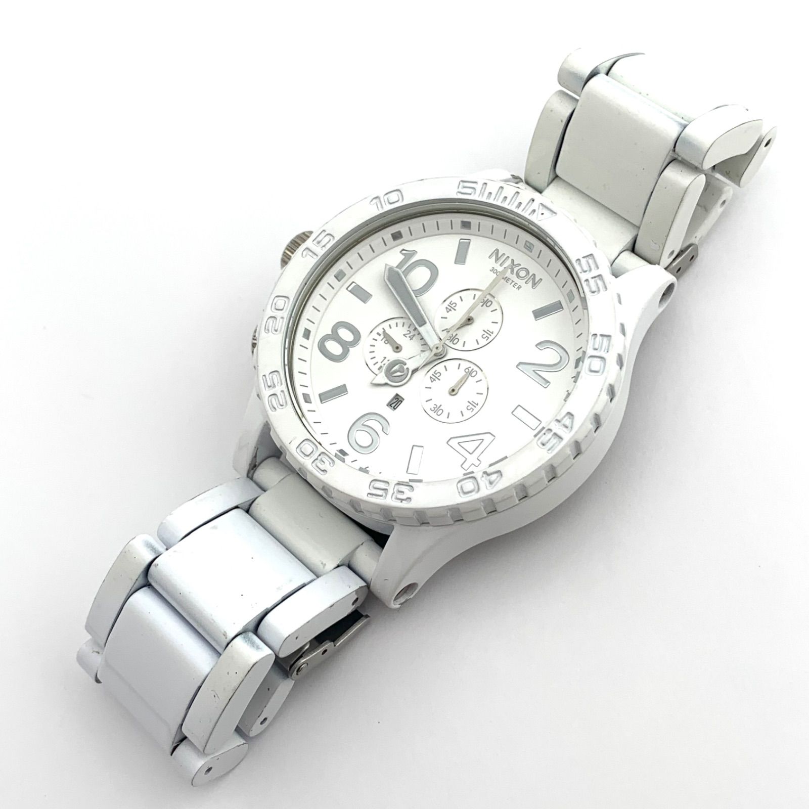 中古】NIXON THE 15A 51-30 CHRONO 15A ホワイト 腕時計 - メルカリ