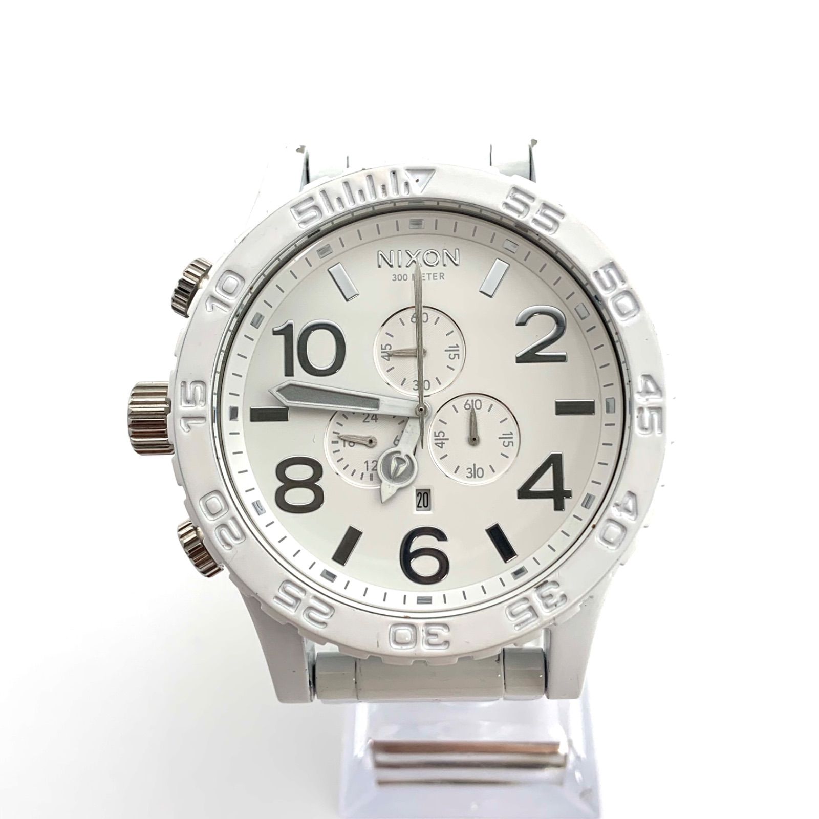 中古】NIXON THE 15A 51-30 CHRONO 15A ホワイト 腕時計 - メルカリ