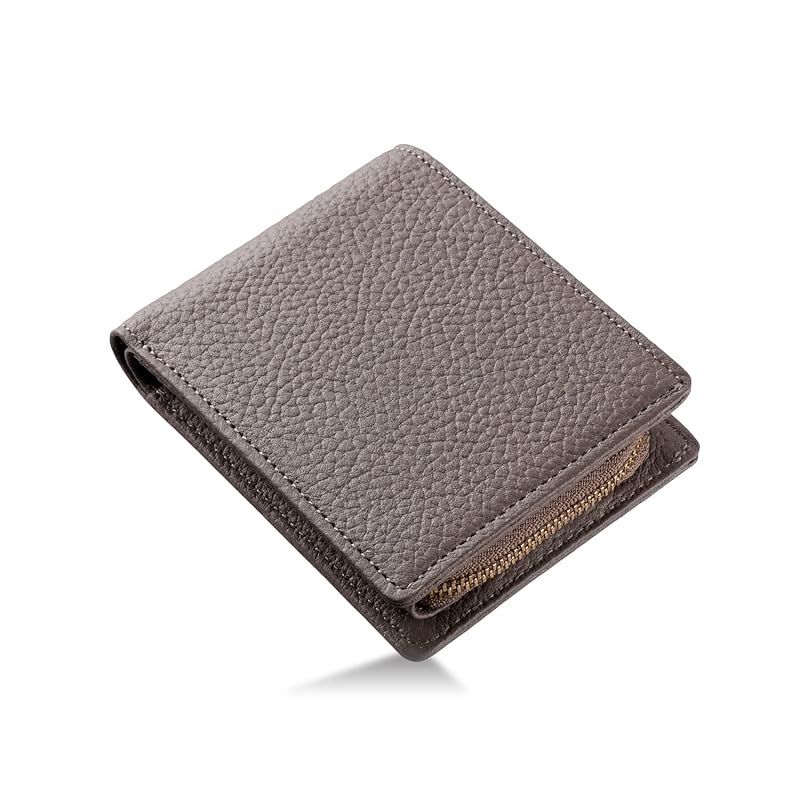 【新品】 [TASUKI] 財布 メンズ 二つ折り 日本製 姫路レザー 一流の革職人が作る 本革 二つ折り財布 メンズ 小銭入れ (ベージュ)