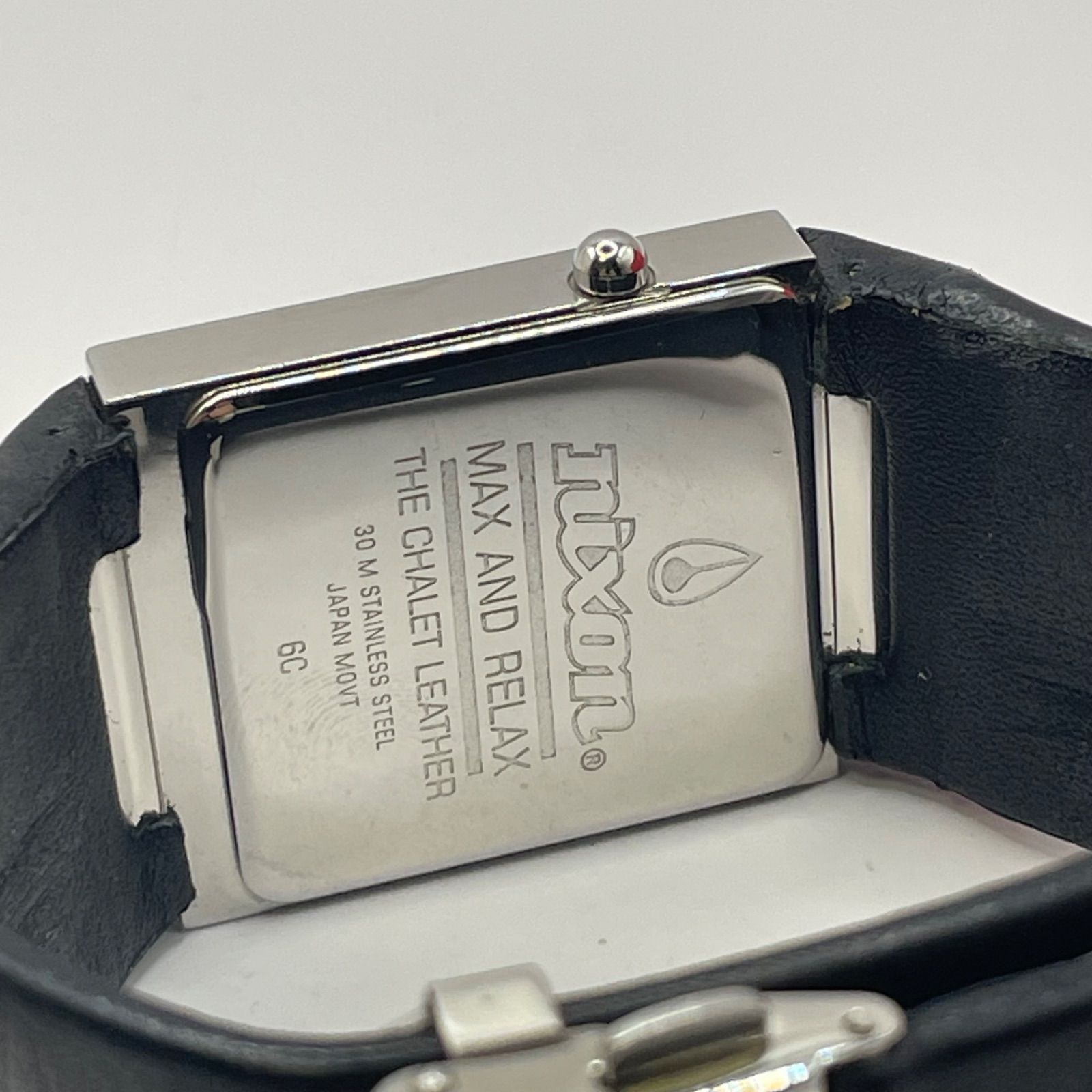 週末限定特価 ニクソン 腕時計 シャレー レザー THE CHALET LEATHER 黒 