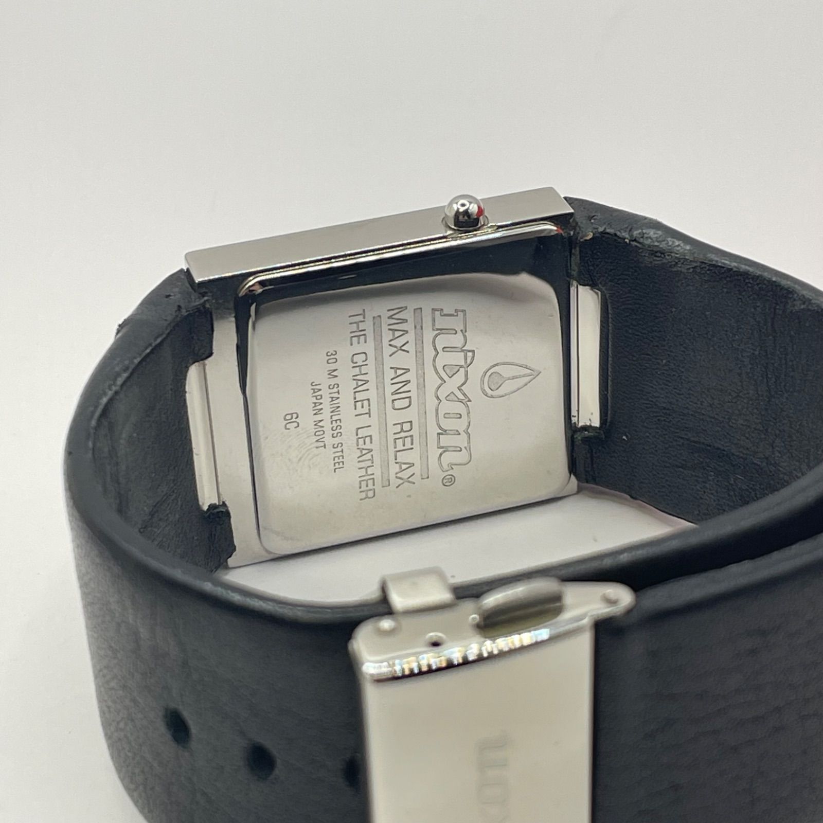 ニクソン 腕時計 シャレー レザー THE CHALET LEATHER 黒 NIXON