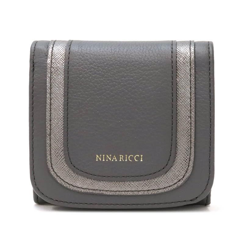 【新品】 二つ折りBOX財布 ベルパース 85-1131 グレー 17,076円