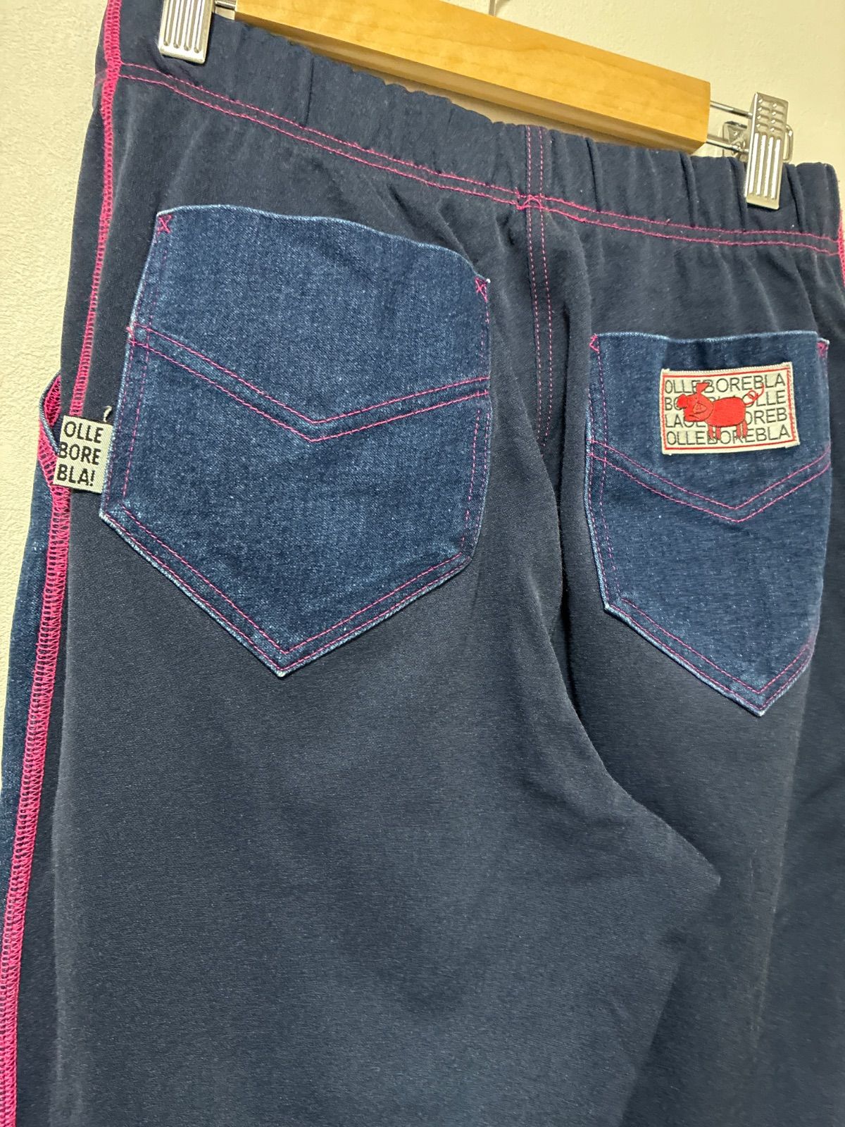 ☆131☆ OLLEBOREBLA アルベロベロ ストレッチパンツ ロゴ 638935