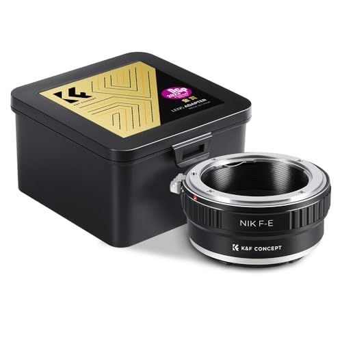 K&F CONCEPT マウントアダプター Nikon対応 ニコン対応 Fマウントレンズ AIレンズ ソニー対応対応 Eマウント NEXカメラ 装着用 変換 レンズアダプター NIK-NEX a6700 a7CII ZV-E10 高精度 無限 d15fbf13