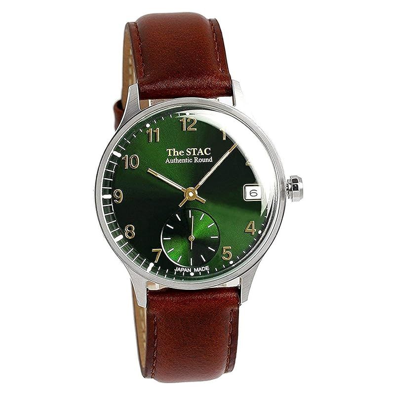 【新品】 [ザ・スタック] The STAC 日本製 国産 腕時計 ウォッチ 36mm クラシックグリーン メンズ レディース ユニセックス