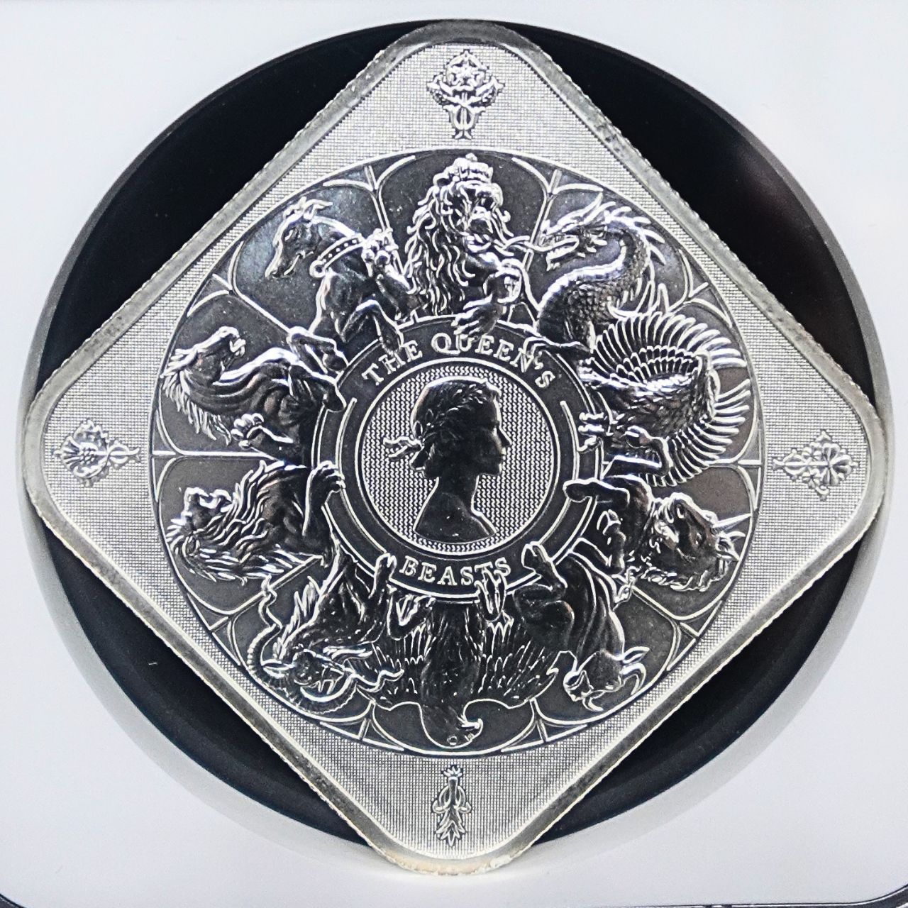 MS70 2025 イギリス 英国 クイーンズビースト コンプリーター 1oz 銀貨バー NGC ロイヤルミント 1オンス