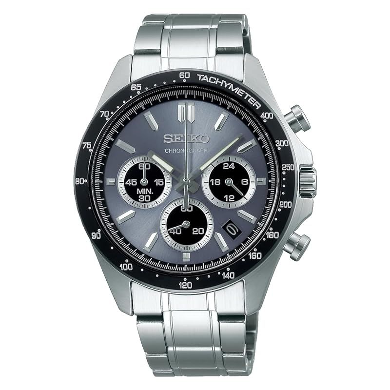 【新品】 [セイコーウオッチ]SEIKO SELECTION SBTR027 メンズ腕時計 電池式クオーツ クロノグラフ 日付カレンダー・24時針搭載 文字盤ブルーグレー ステンレススチール
