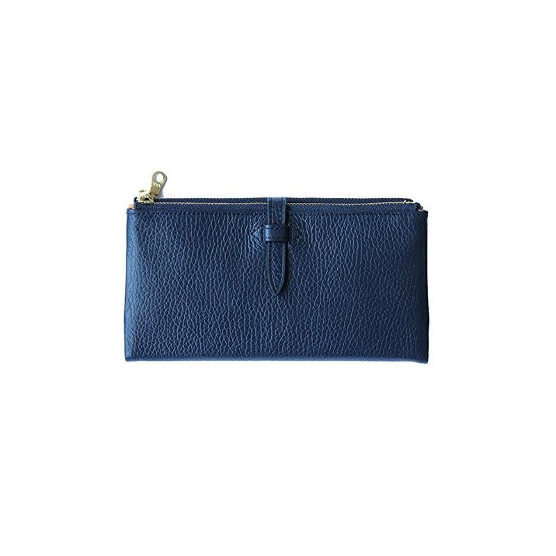 【新品】 [CCOMPANY LIMITED] 財布 レディース 長財布 小銭入れ カードケース ルポ2セカンド イタリアンレザー (ネイビー)