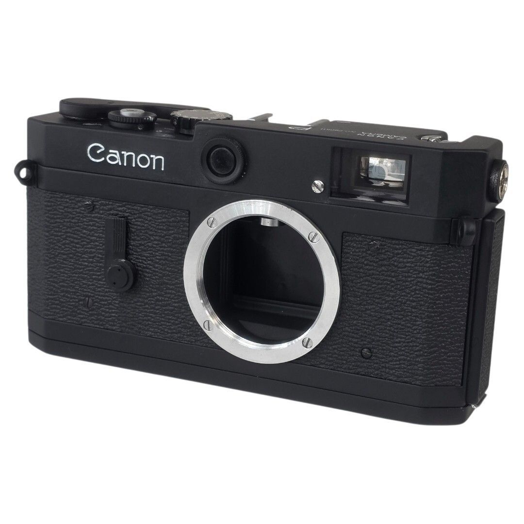 レア品 Canon P black ブラック レンジファインダー ボデ 美品・整備済み】 CANON キャノン P ブラック レンジファインダー