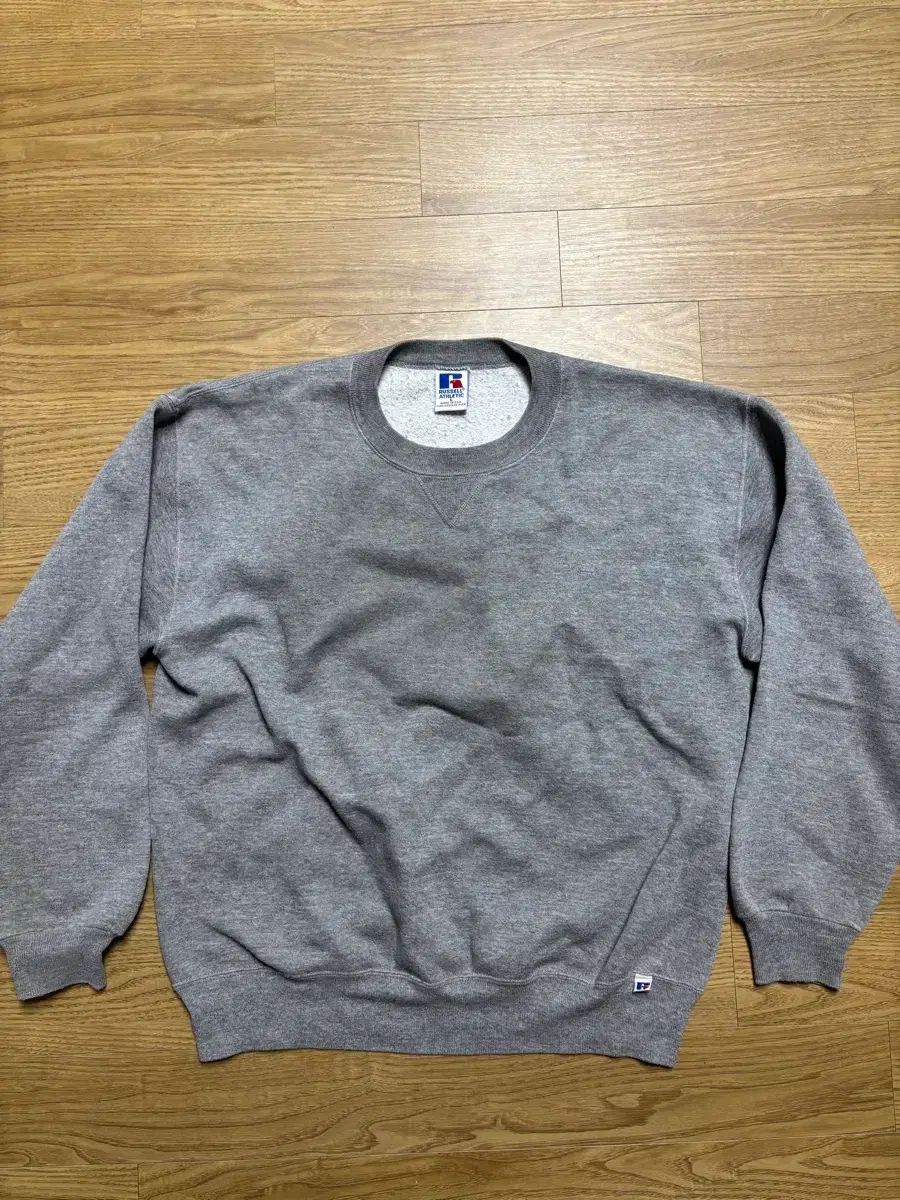 90s made in usa ラッセル スウェット グレー L