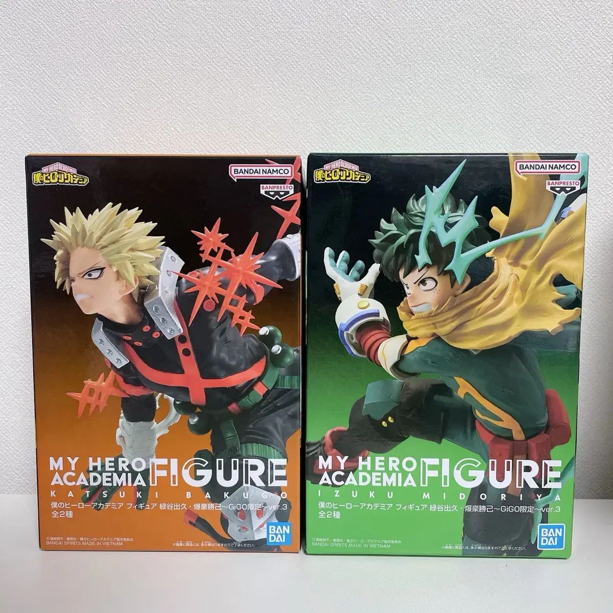 僕のヒーローアカデミア ヒロアカ 僕のヒーローアカデミア 緑 谷出久 爆豪 gigo ゴー フィギュア 未開封