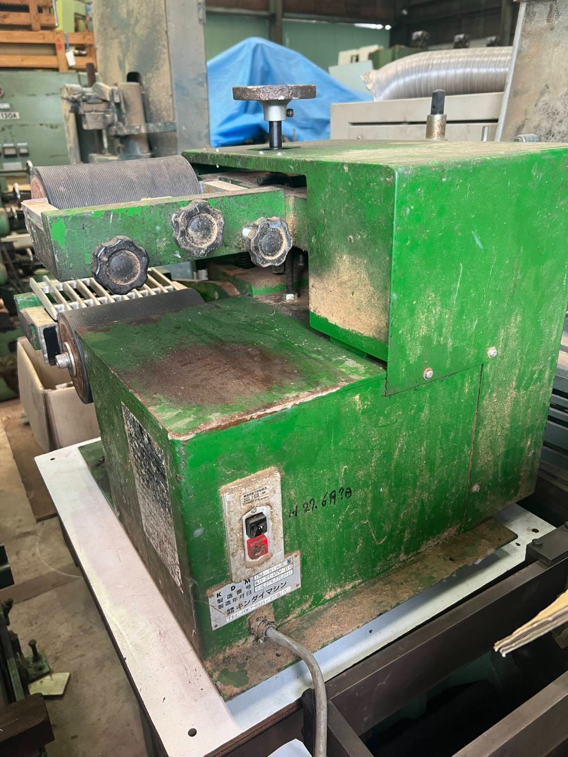 送料要相談】両面自動糊付け機 キンダイマシン KDM-180-W グルー 