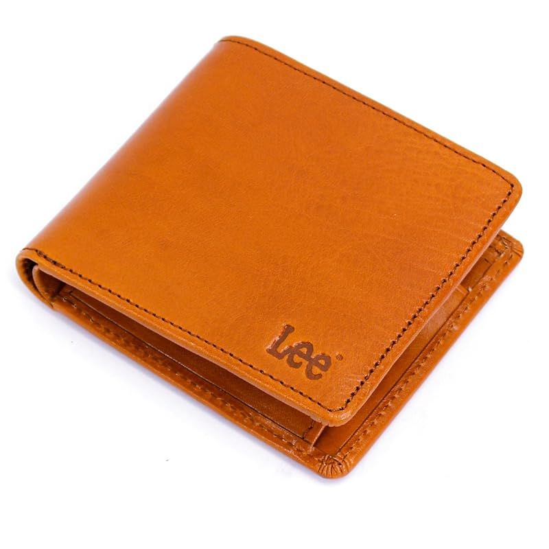 【新品】 Lee（リー） 二つ折り財布 小銭入れあり 札入れ 0520233A-BROWN