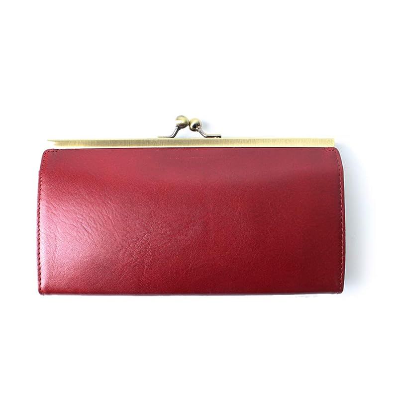【新品】 [スタイル オンバッグ] 長財布 がま口 メンズ レディース 革 イタリアンレザー (レッド07) [並行輸入品]