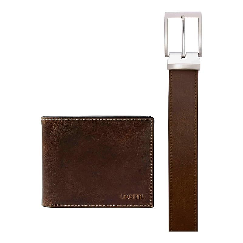 【新品】 Fossil メンズ DERRICK レザー ギフトセット