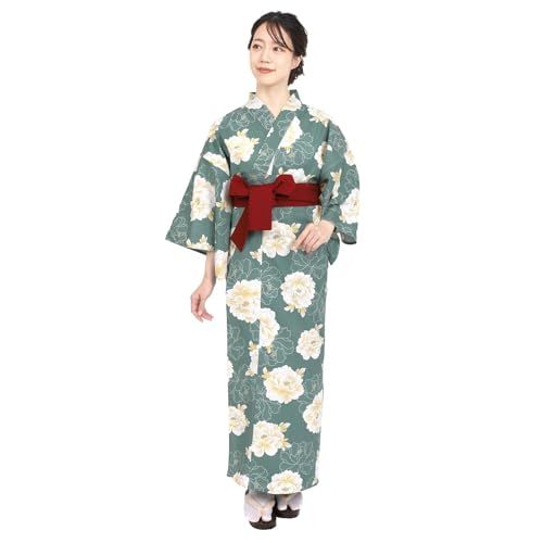 [Fuuka] 旅館浴衣 単品 リネン浴衣 レディース 大きいサイズ 業務用 寝巻き 温泉浴衣 おしゃれ （桜香 牡丹の詩 百合の華 藍華乱菊 凛椿 風雅カルタ）S M L LL サイズe e97e9aee