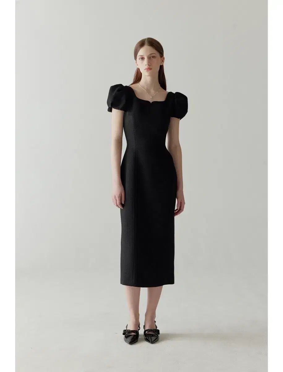 フローム Classic Sandersonia Dress ブラック xs