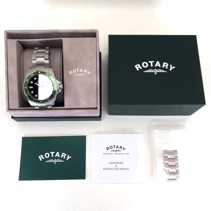 美品・ケース・コマ付】ROTARY ロータリー／ヘンリー GB05136/71