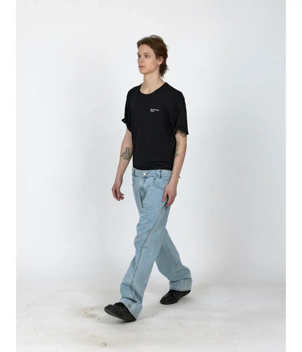 新品)プラスチックプロダクト MPa DRIFT DENIM PANTS ドリフト