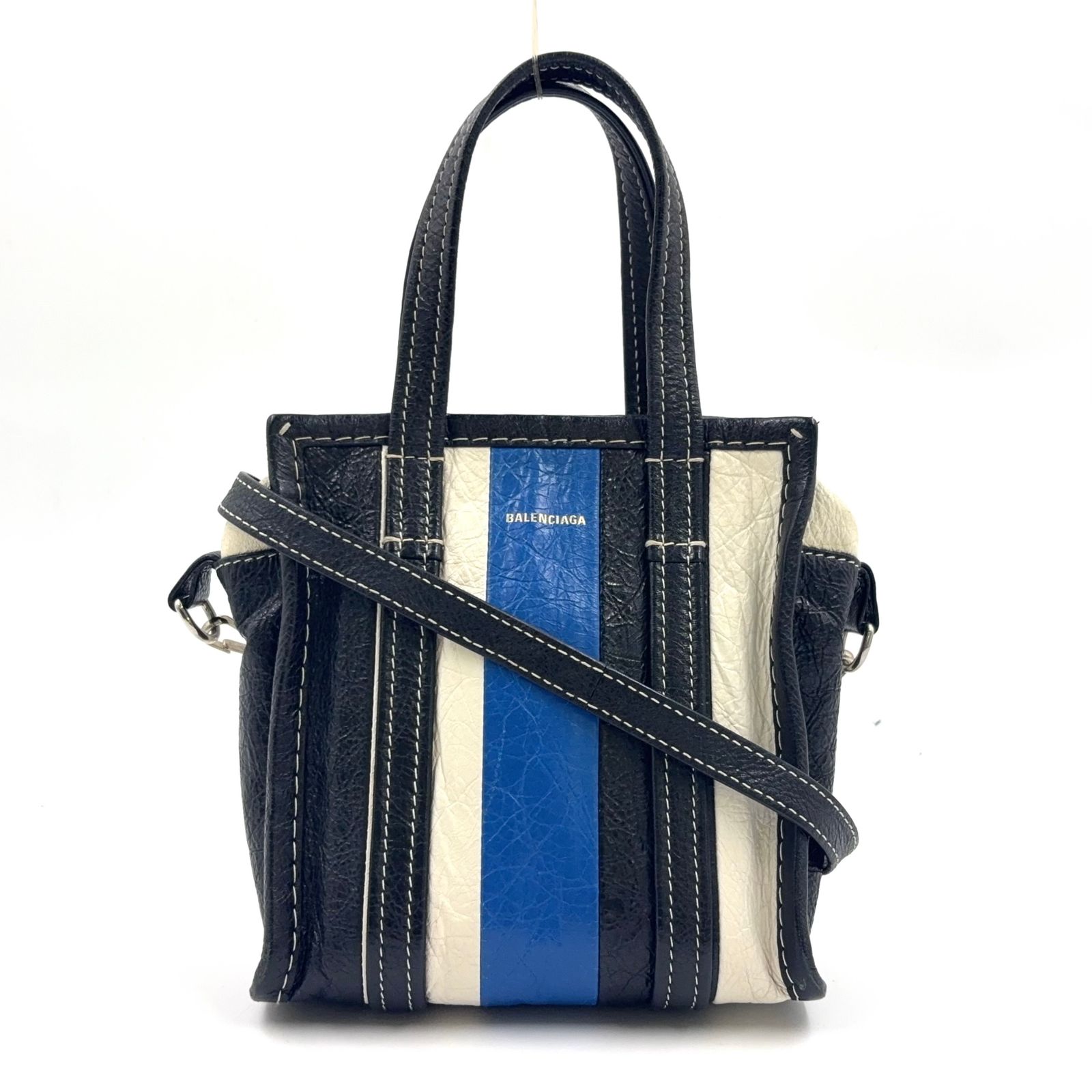 新着】BALENCIAGA バザール ショッパー 2WAY ショルダー レザー