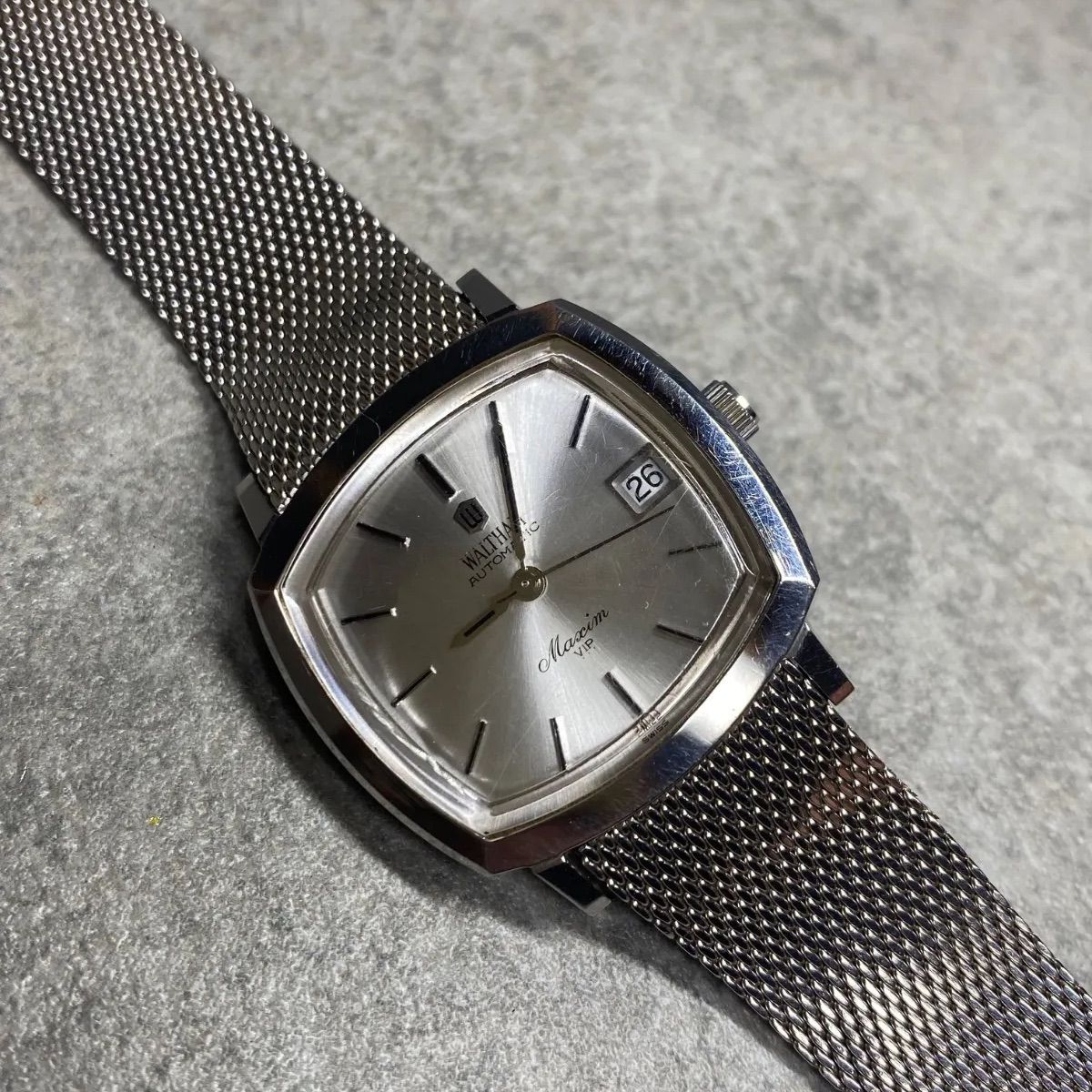 WALTHAM Maxim VIP 自動巻き メンズ 腕時計 稼働品 - メルカリ