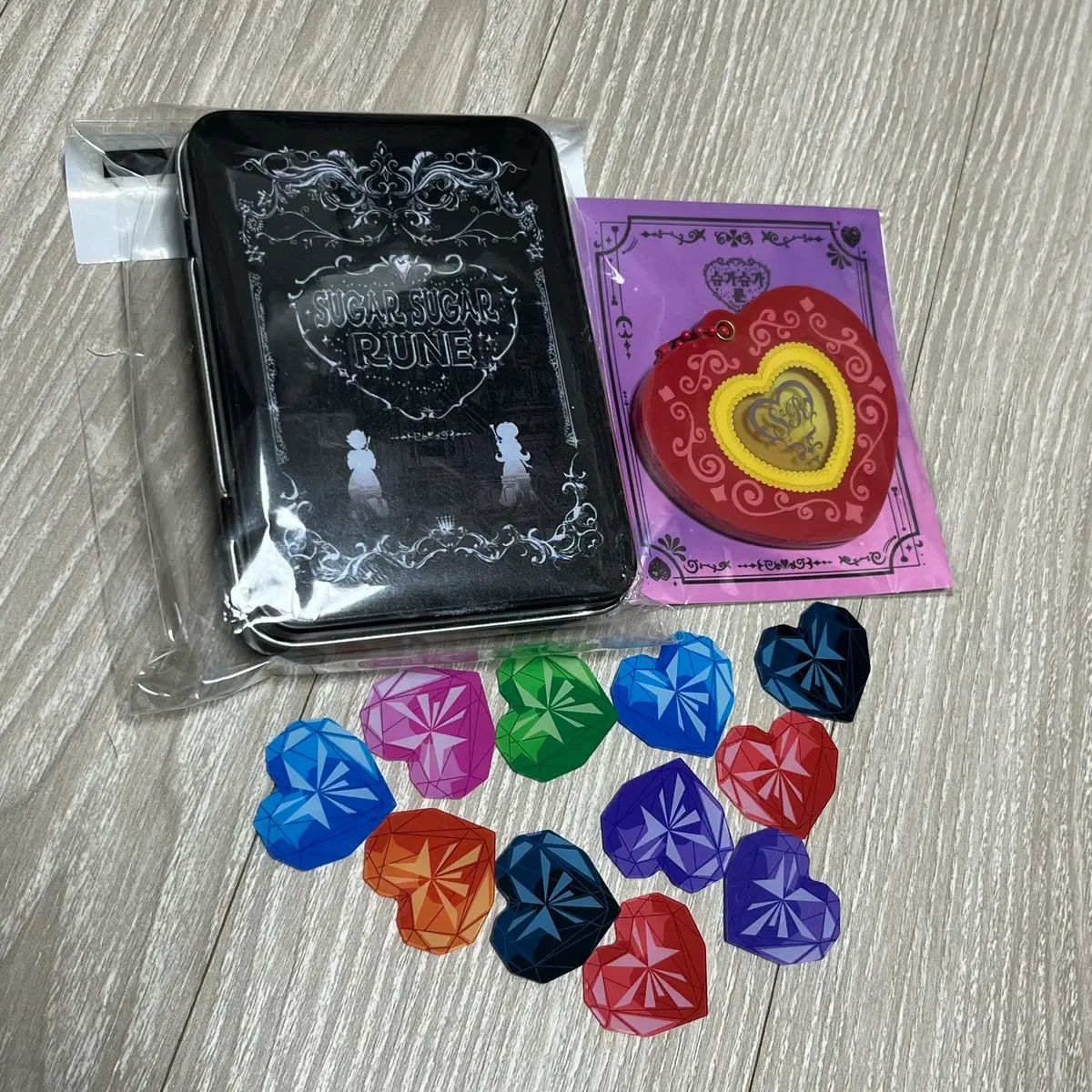 トゥーニック シュガシュガルーン シュシュルン アークス アクリル ペンダント キーホルダー エクレ ア ティンケース セット まとめ