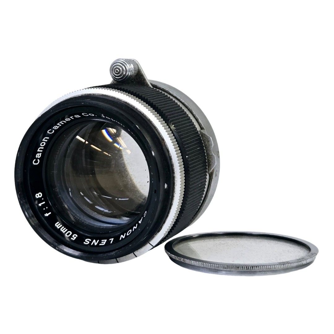良品】 CANON キャノン LENS 50mm F1.8 レンズ 50/1.8 Lマウント L39