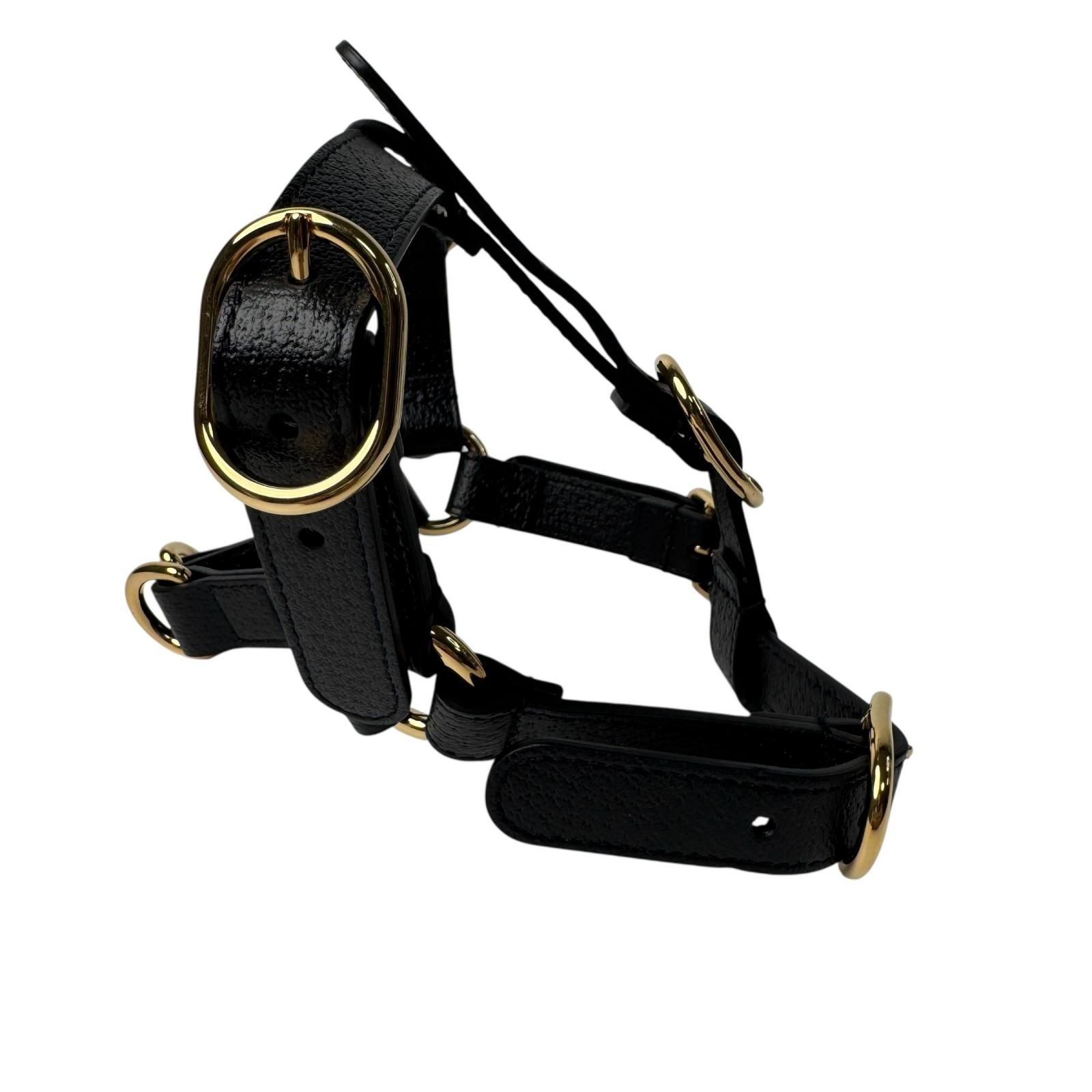 GUCCI グッチ インターロッキングG ハーネス 犬 レザー S 692963 公式