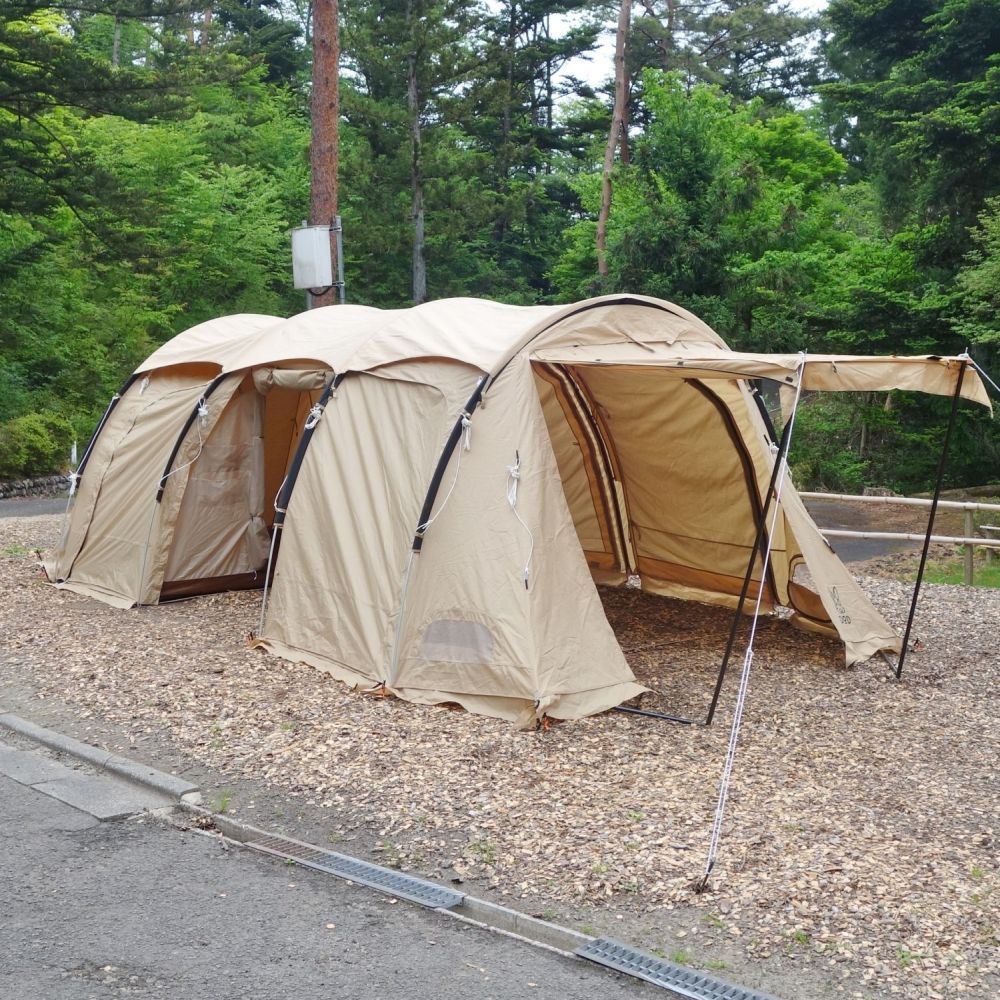 美品 ディーオーディー DOD テント カマボコテント3M ルーフシールド マッ