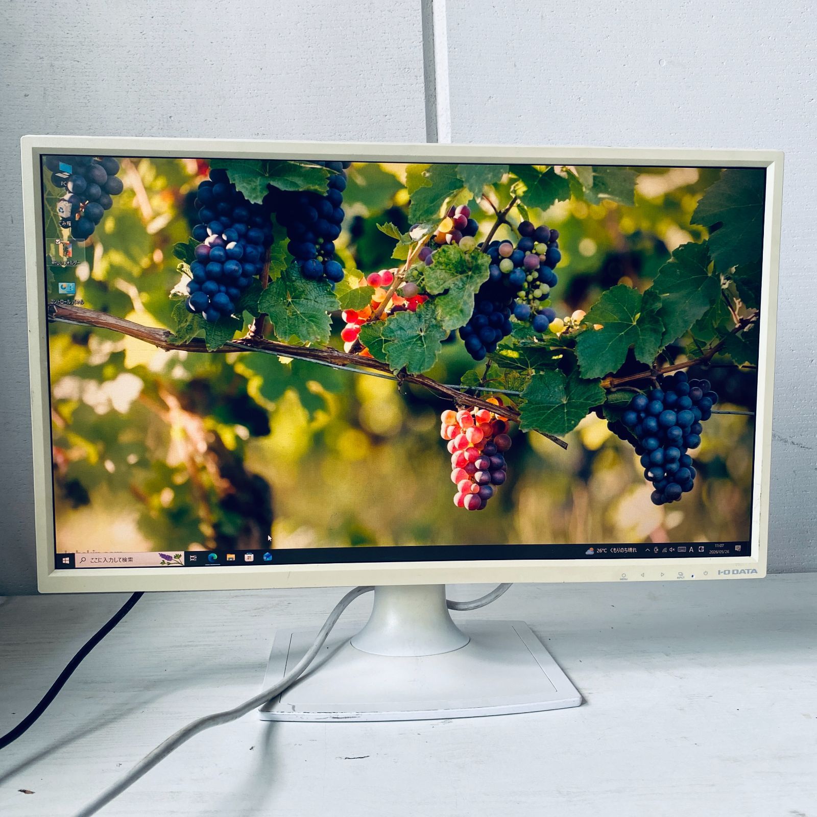 SHIN393【整備済】【動作確認済】I-O DATA LCD-MF244EDSW 23.8型液晶モニター フルHD 黄ばみあり