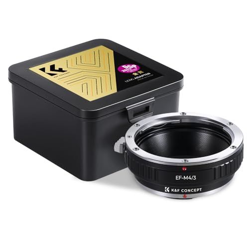 K&F CONCEPT 直営店 レンズマウントアダプター EOS-M4/3 Canon対応 キャノン対応 EFマウントレンズ マイクロフォーサーズマウントカメラ 変換用レンズアダプター Micro 4/3マウント用アダプターリング送料無料 a8b5fe6a