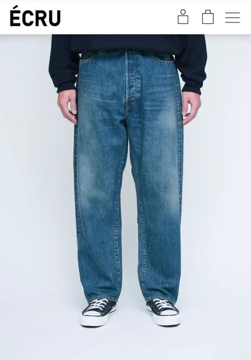 32/30 アプレッセ ウォッシュド デニム ワイド Indigo AP-4002 54,082円