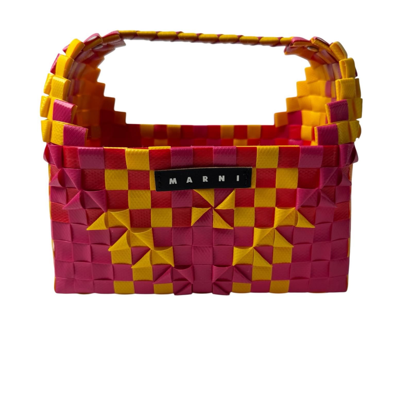 未使用 マルニ MARNI バスケット かごバッグ ハンドバッグ レディース