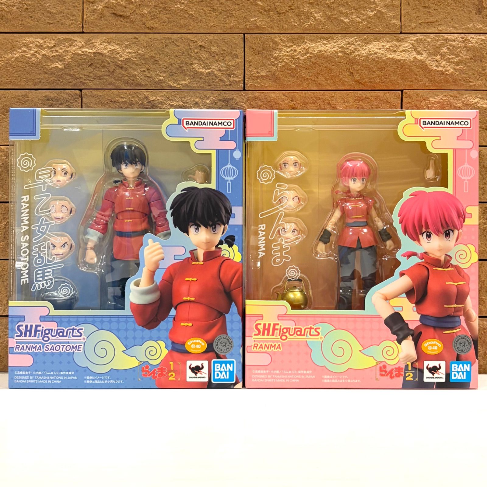 新品未開封 TAMASHII NATIONS S.H.フィギュアーツ らんま1/2 早乙女乱馬&らんま フィギュア Ranma 1/2 – Ranma Saotome & Ranma (Female Form) Figure