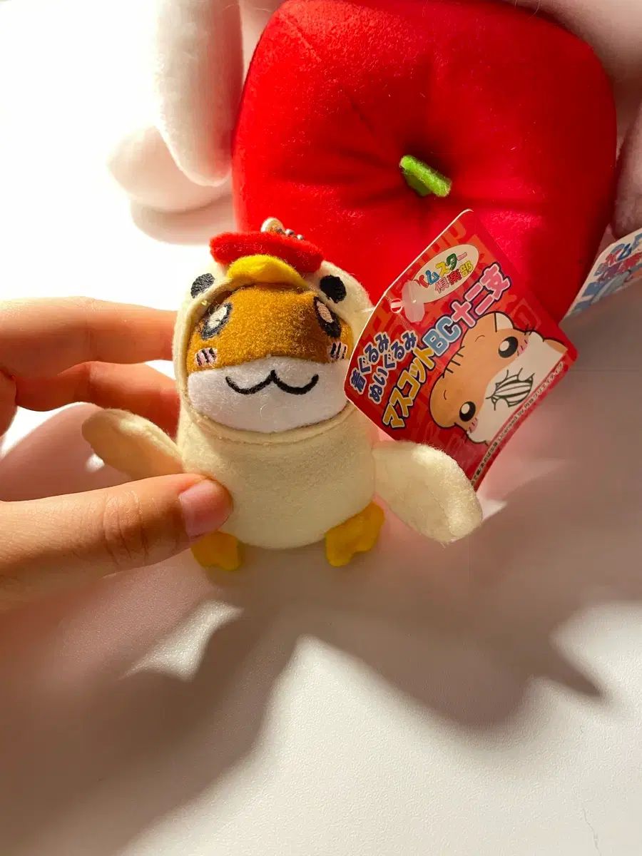 レア ハムスター クラブ 꼬꼬닭 ミニ ぬいぐるみ ストラップ (タグあり)