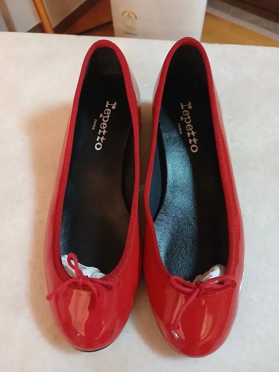 Repetto バレリーナ フラットシューズ レッド 38