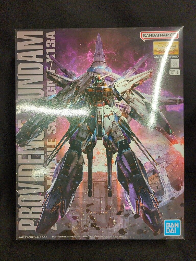 BANDAI SPIRITS MG 1/100 バンダイナムコ版 プロヴィデンスガンダム 15+表記