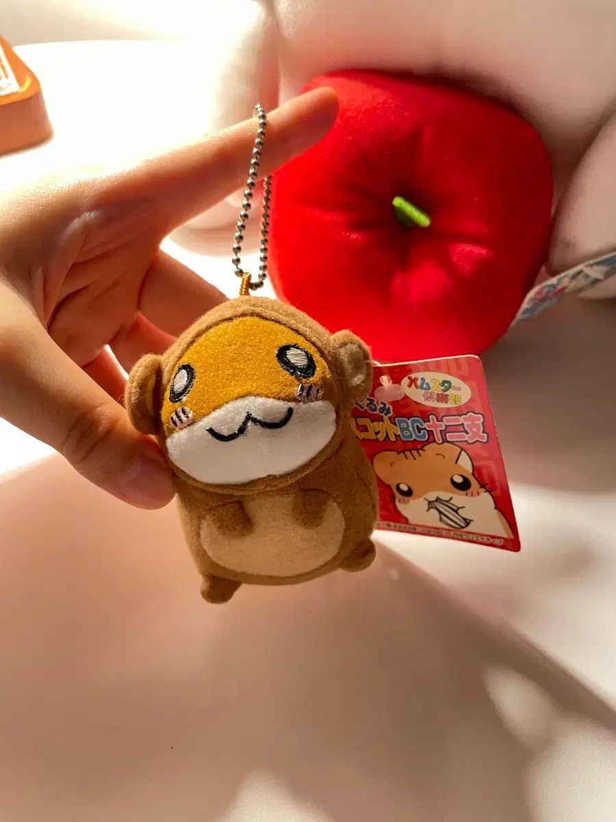 レア ハムスター クラブ 猿 ミニ ぬいぐるみ ストラップ(タグあり)