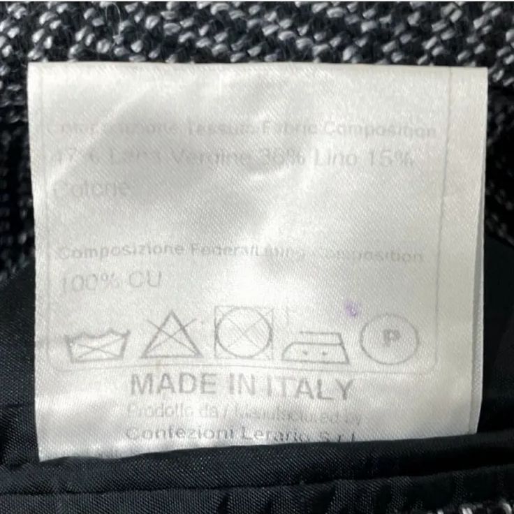 TAGLIATORE タリアトーレ ウール 麻 リネン 綿 コットン ヘリンボーン