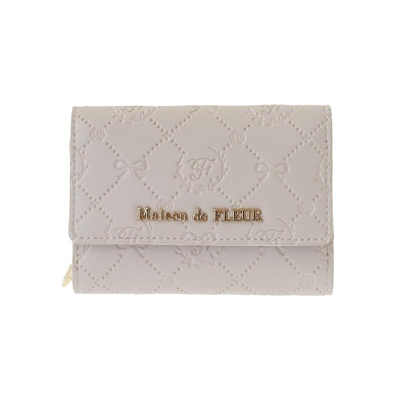 【新品】 Maison de FLEUR(メゾン ド フルール) EC限定カラーモノグラムウォレット ラベンダー 08000308400