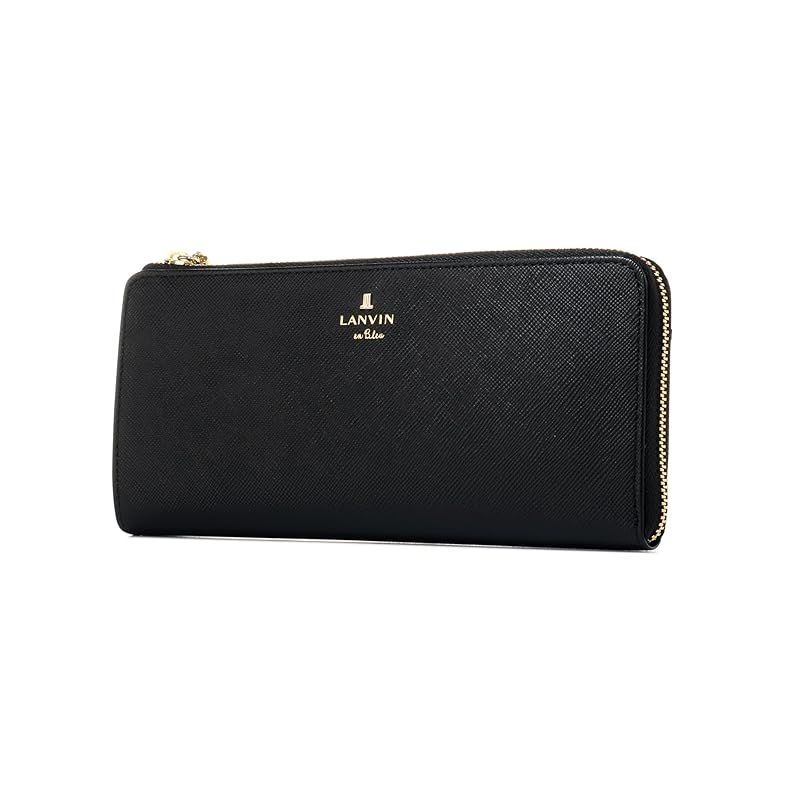 【新品】 [ランバン オン ブルー] 長財布 リュクサンブール レディース 480112 【10】ブラック（当社限定）