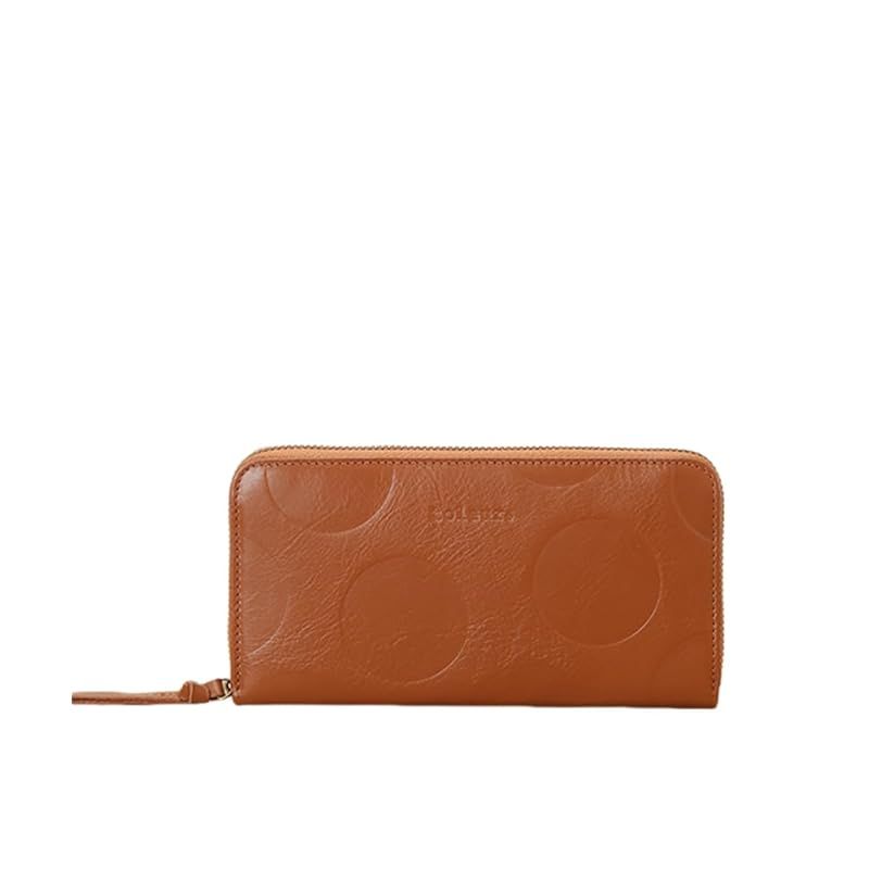 【新品】 [トーラ] 札入れ ランダムドット レディース CM(キャメル)