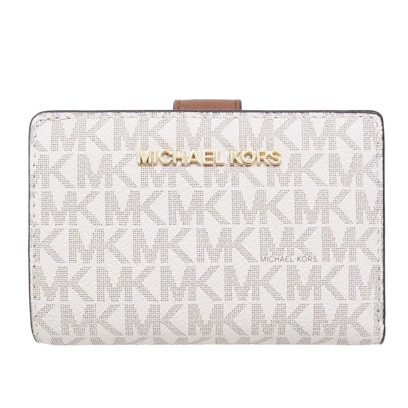 【新品】 [マイケルコース] MICHAEL KORS 財布(二つ折り財布) 35F8GTVF2B バニラ3 ジェット セット トラベル シグネチャー ウォレット レディース [アウトレット品] [ブランド] [並行輸入品]