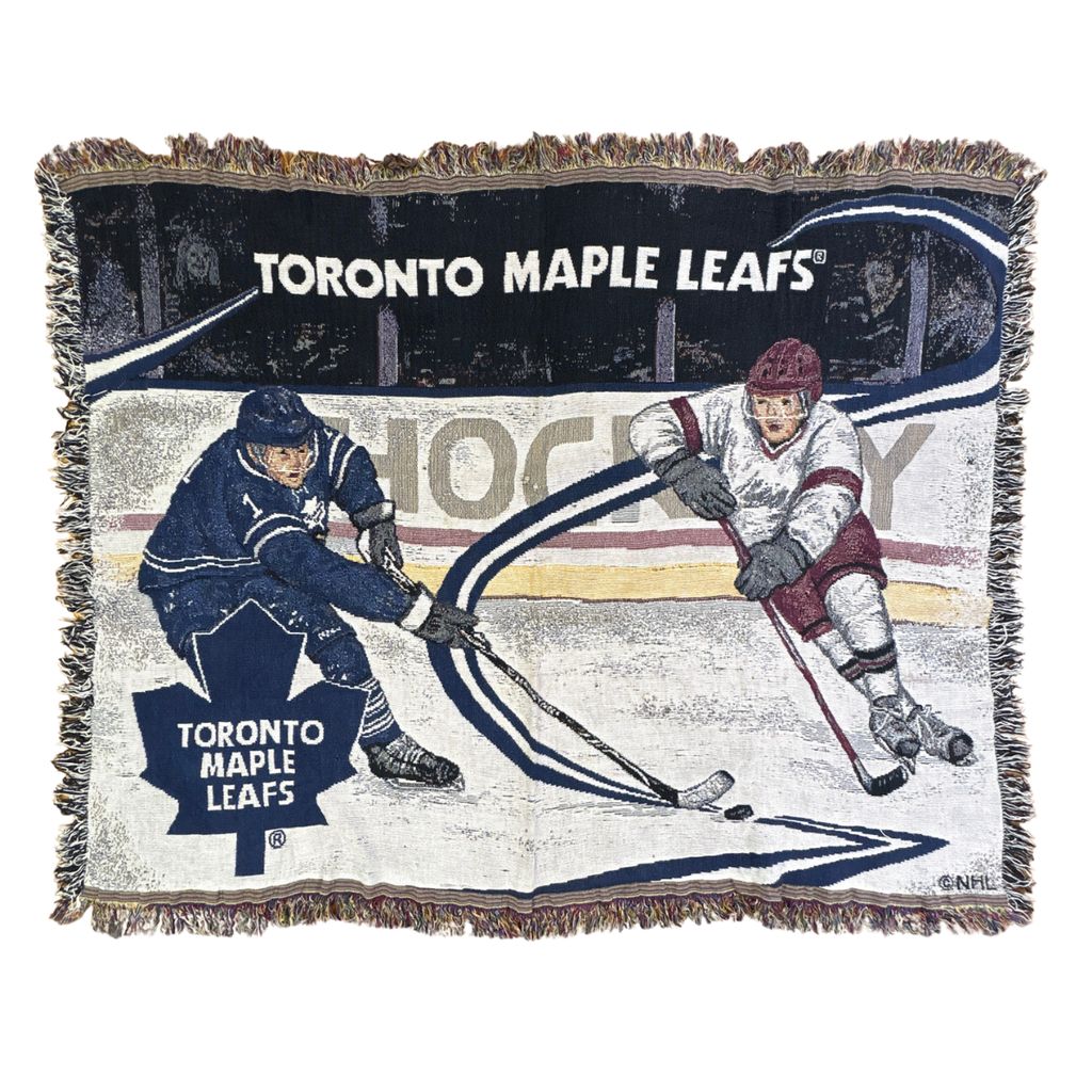 vintageラグ ブランケット マルチカバー タペストリー トロントメイプルリーフス フォト アート NFL Rug Blanket Hockey 2652
