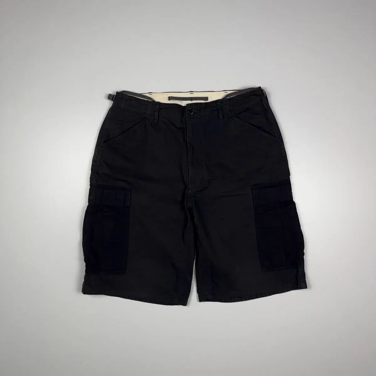 (34) nanamica(ナナミカ) リップストップ カーゴ ショーツ ネイビー