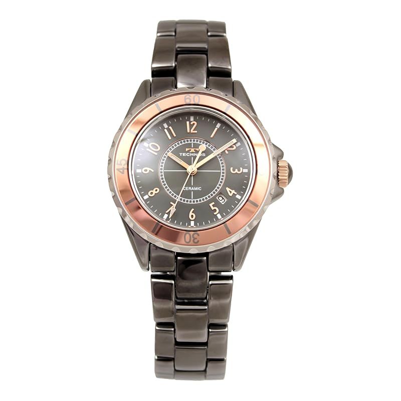 【新品】 [テクノス]TECHNOS 腕時計 3針 セラミック T9C24PE