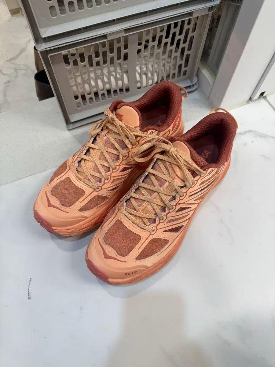 (10サイズ) XLIM x HOKA ONE ONE ホカオネオネ 엑슬림 ホカ ピーチ ダスト