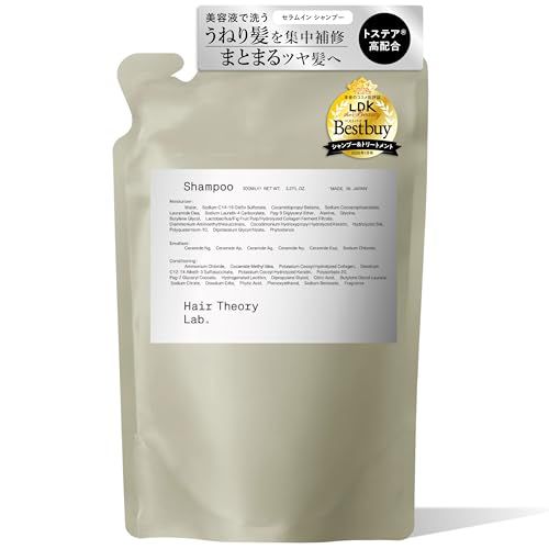 Hair Theory Lab セラムインシャンプー 詰め替え 250ml 濃密泡 美容液成分配合 保湿 補修 ダメージケア うねり くせ毛 パサつき ツヤ ヘアセオリーラボe 5a53dfd0
