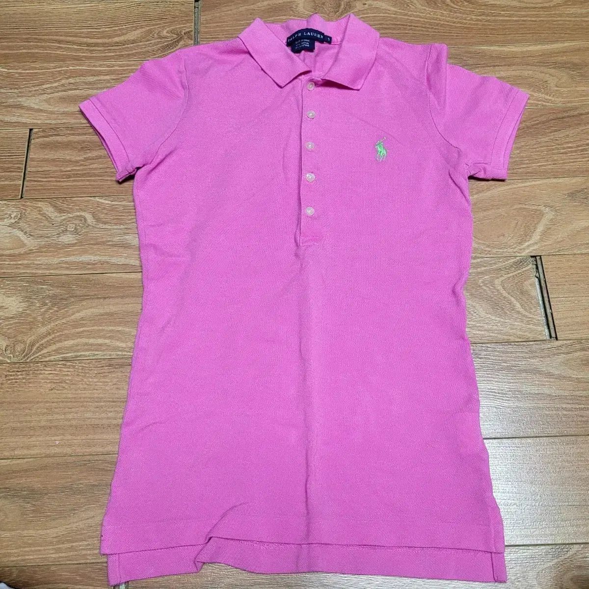 ポロラルフローレン ピンク 半袖Tシャツ ピケ