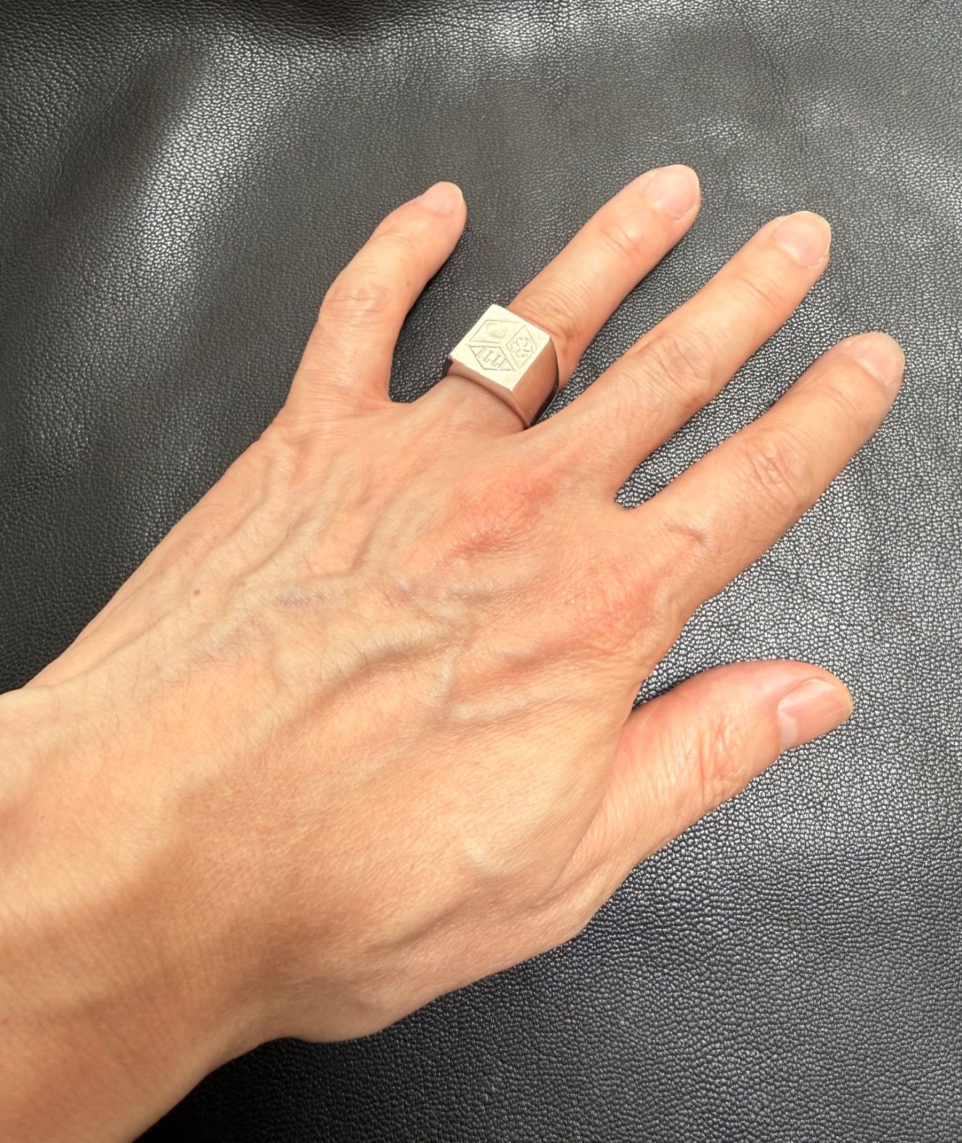 European Vintage 925 Silver Signet Ring | ヨーロピアンヴィンテージ 
